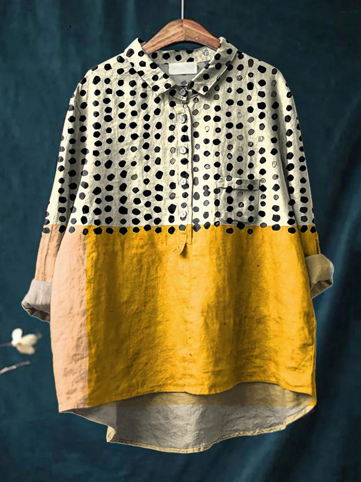 Olivia | Moderne linnedskjorte