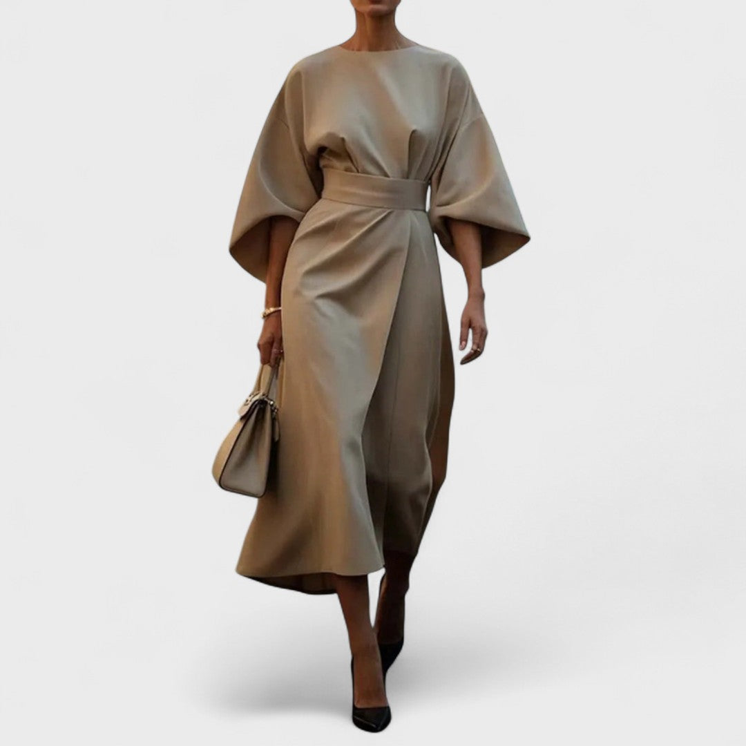 Victoria™️ | Elegant kjole med bælte