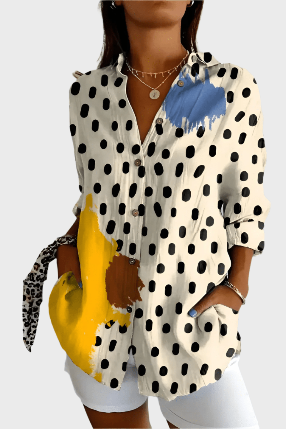 Rosa | Blomstret skjorte