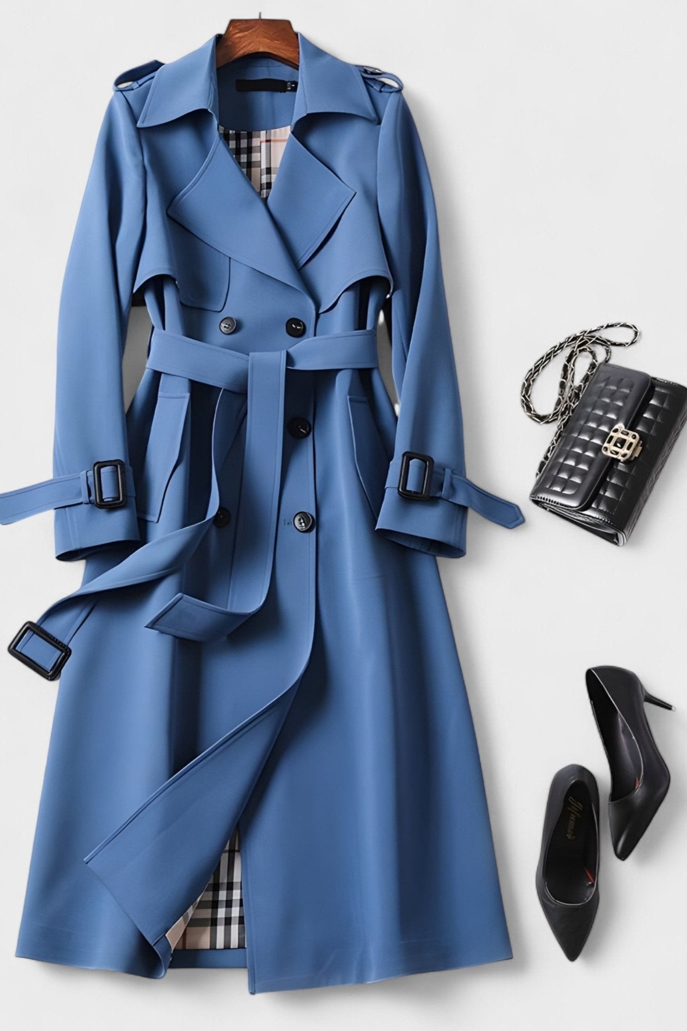 Saara™ | Elegant frakke med taljebælte