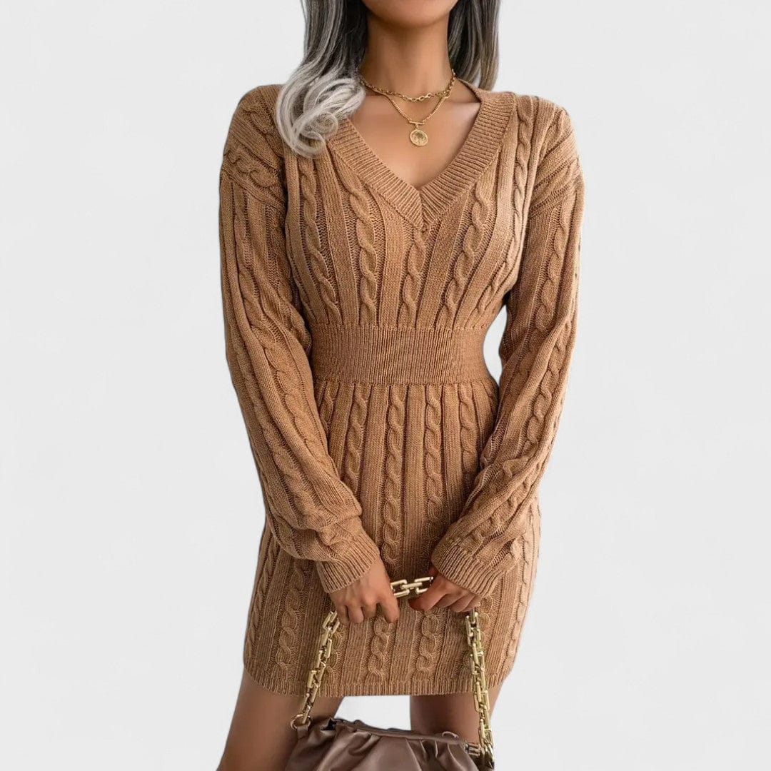 Elisabeth™️ | Varm og elegant strikkjole