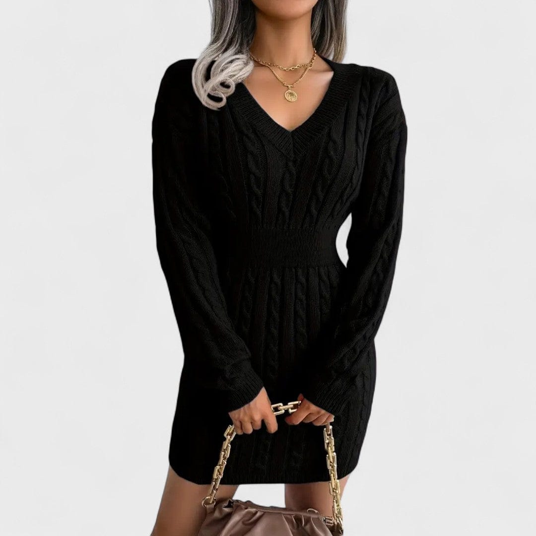 Elisabeth™️ | Varm og elegant strikkjole