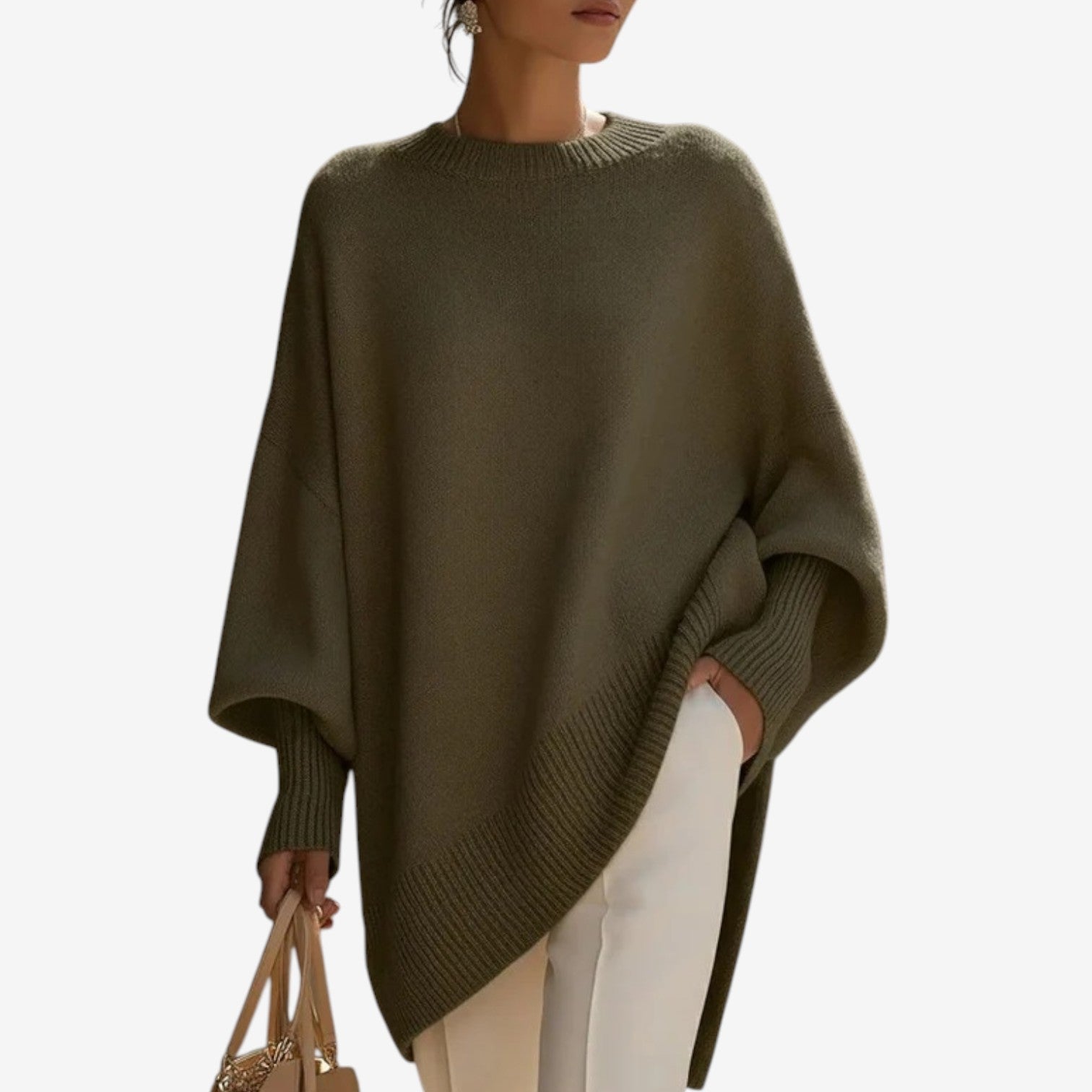 Rosa™ | Blød rundhalset sweater