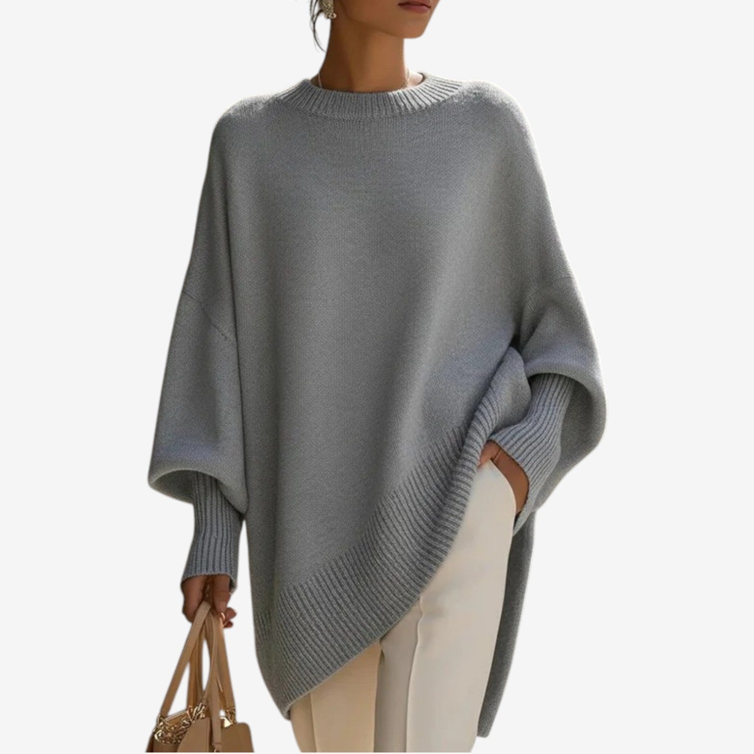 Rosa™ | Blød rundhalset sweater