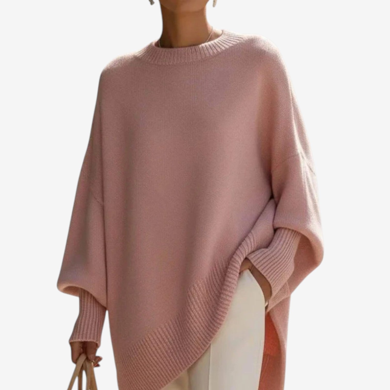 Rosa™ | Blød rundhalset sweater